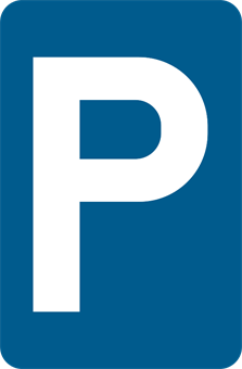Verkeersbord parkeren toegelaten