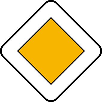 Verkeersbord voorrangsweg