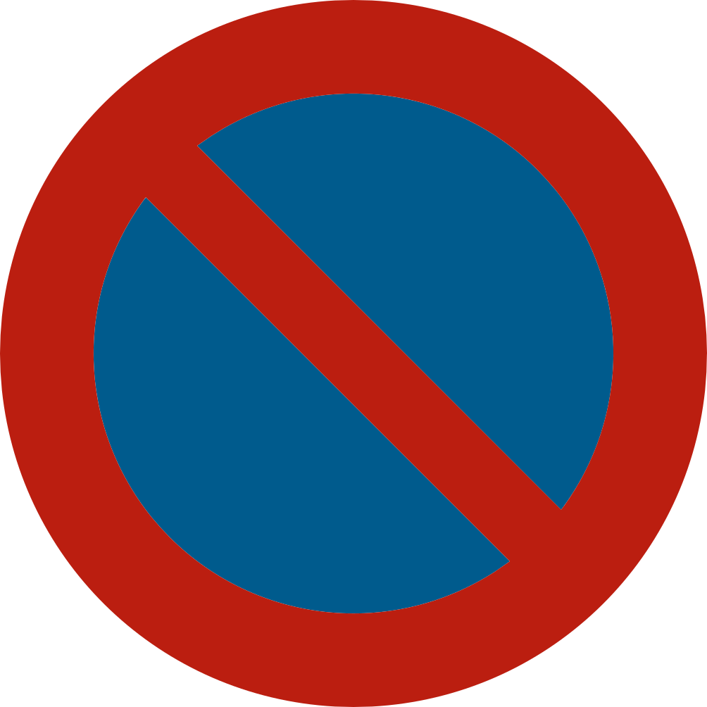 Verkeersbord: Parkeerverbod