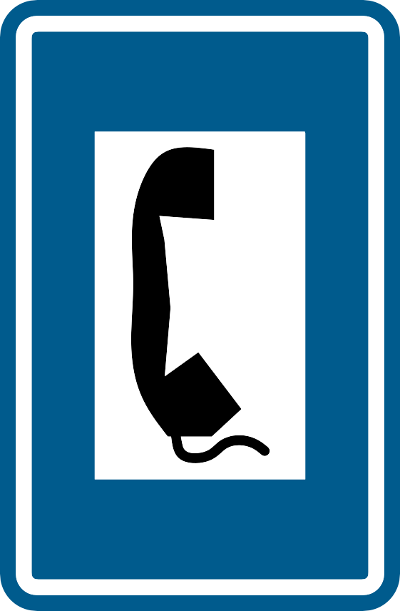 Verkeersbord F61: Telefoon
