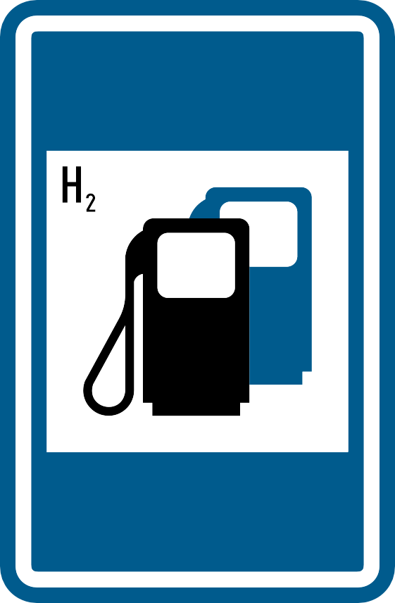 Verkeersbord F63e: Tankstation